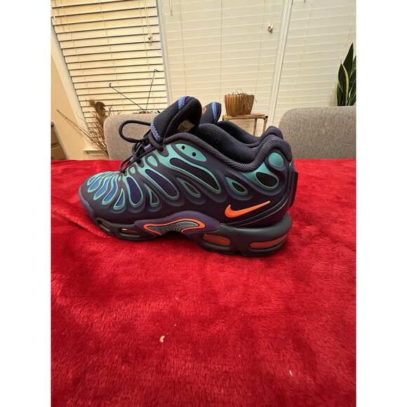 Men Nike Air Max Plus Drift Running Shoes Size 9 Navy Blue Orange FD4290 400 - Picture 7 of 16